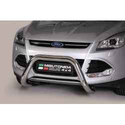 Bullbar anteriore OMOLOGATO FORD Kuga 2013-2017 acciaio INOX mod Medium