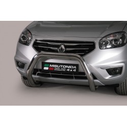 Bullbar anteriore OMOLOGATO RENAULT Koleos 2011-2015 acciaio INOX mod Medium