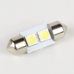 Luce siluro 31mm LED BIANCO SMD 5050 luce bianca targa interni a 2 LED SELEZIONATA