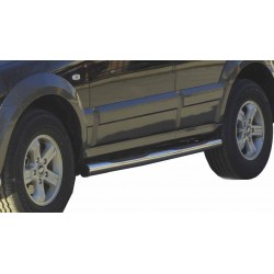 Coppia set pedane protezione sottoporta laterali TUNING SUV Kia Sorento 2002-2006 mod Grand acciaio inox anche nero opaco