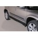 Coppia set pedane protezione sottoporta laterali TUNING SUV Skoda Yeti 4x2 2010- mod Design ovale acciaio inox anche nero opaco