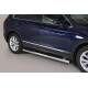Coppia set pedane protezione sottoporta laterali TUNING SUV VW Tiguan 2016- mod Grand acciaio inox anche nero opaco