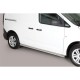 Coppia set protezioni sottoporta laterali TUNING SUV Vw Caddy 2021- passo corto con tappi inox diam 63mm acciaio inox anche nero opaco