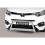 Bullbar anteriore OMOLOGATO SUV Toyota Proace City Verso 2019- per ACCSystem diam 63mm mod Medium acciaio inox anche nero opaco