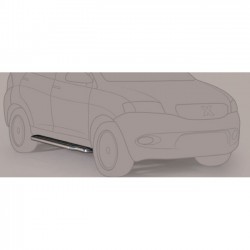 Coppia set pedane protezione sottoporta laterali TUNING SUV Daihatsu Feroza tutte mis corta acciaio inox anche nero opaco