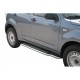 Coppia set pedane protezione sottoporta laterali TUNING SUV Daihatsu Terios CX SX Overfender 2009-2017 lunga acciaio inox anche 