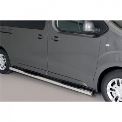 Coppia set pedane protezione sottoporta laterali TUNING SUV Opel Vivaro 2019- Zafira Life 2020- L3 mod Grand acciaio inox anche nero opaco