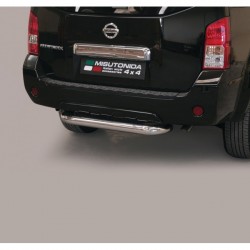 Barra tubo protezione posteriore SUV Nissan Pathfinder 2012- diam 76mm acciaio inox anche nero opaco