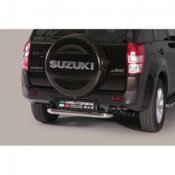 Barra tubo protezione posteriore SUV Suzuki Grand Vitara 2005-2008 3pt diam 76mm acciaio inox anche nero opaco