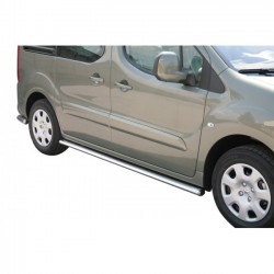 Coppia set protezioni sottoporta laterali TUNING SUV Peugeot Partner 2008- diam 63mm acciaio inox anche nero opaco
